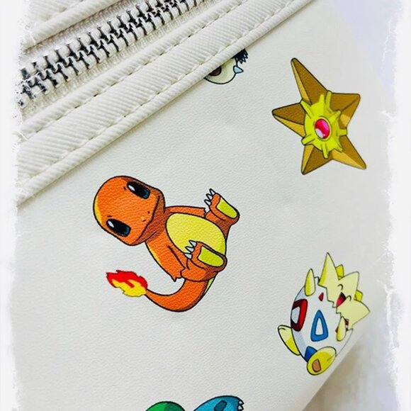 Loungefly Pokemon Character Allover AOP  Backpack Pikachu Bulbasaur Eevee NWT main image 5